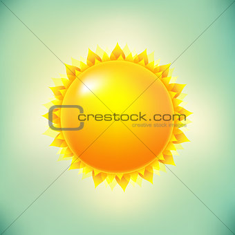 Sun And Vintage Background