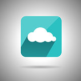 Cloud Icon Symbol Flat design