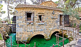 Dalmatian village traditional stone watermill
