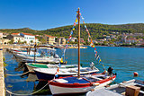 Town of Vinjerac picturesque harbor