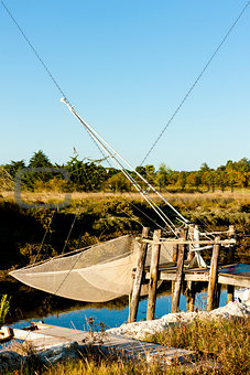 fishing net, Oleron Island, Poitou-Charentes, France