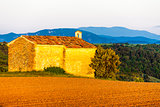 chapel, Plateau de Valensole, Provence, France