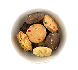 Cookies in bowl