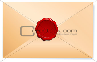 Letter Envelope with Wax Seal