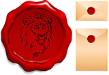 Lion on Wax Seal