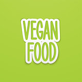 vegan food hand written lettering calligraphy. Vector