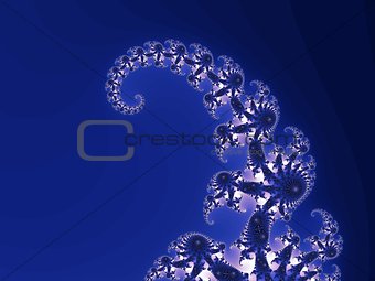 Decorative fractal wave