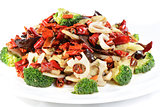 Chinese Food: Fried vegetables with pepper