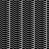 Seamless striped pattern. Wavy lines texture. 