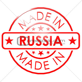 Made in Russia red seal