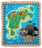 Pirate map theme image 1