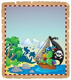 Pirate theme parchment 2