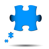 Abstract puzzle icon