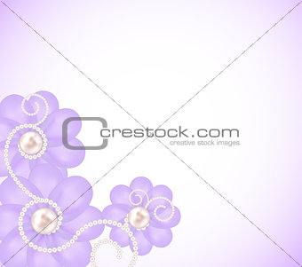 Beauty Romantic Flower vector Background