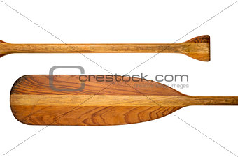 canoe paddle abstract