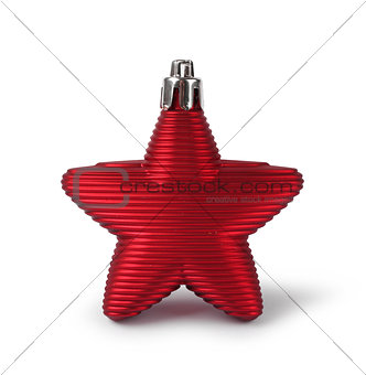 Red Christmas decoration star