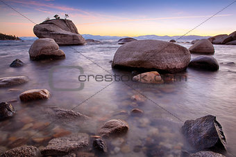 Rocks in Lake Tahoe