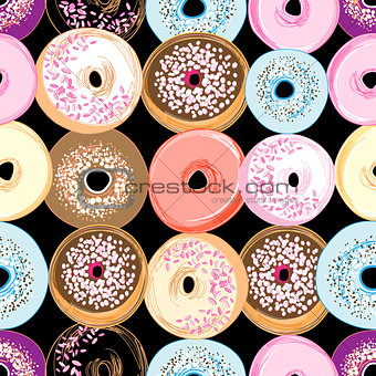 pattern delicious donuts 