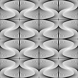 Design seamless whirl movement striped pattern