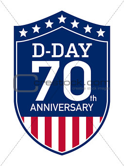 D-Day Anniversary badge