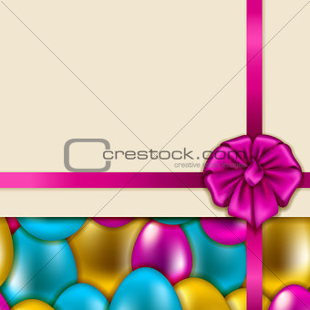 Seamless vector easter background