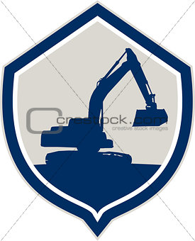 Mechanical Digger Excavator Shield Retro