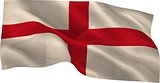 Digitally generated england national flag
