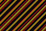 Cool linear pattern in black red and yellow