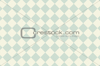 Blue and cream patterned wallpaper