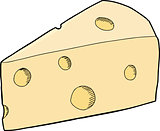 Chunk of Swiss Cheese