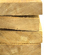 Pack of wooden planks
