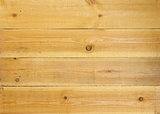 Surface unprocessed wooden planks