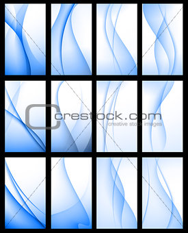Colorful Abstract Floral Wave Background