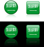 Saudi Arabia Flag Buttons on White and Black Background