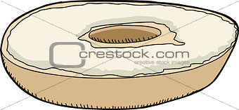 Cream Cheese Bagel