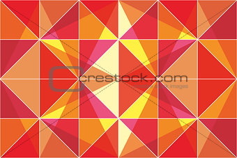 Orange triangle - Stock Illustration