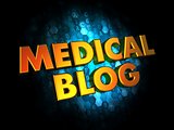 Medical Blog Concept on Digital Background.