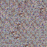 Round Pearl Mosaic. Seamless Tileable Texture.