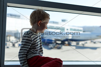 boy at the airport