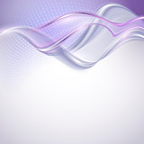Abstract purple wave background