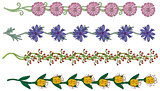 Floral borders