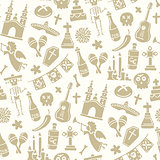 Seamless pattern for day of the dead