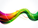 abstract Colorful Wave Background 