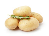heap of baby potatoes with rosemary