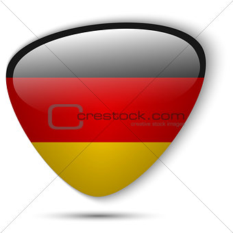 Germany Flag Glossy Button
