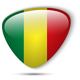 Mali Flag Glossy Button