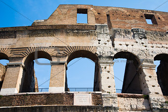 detail of the coliseum