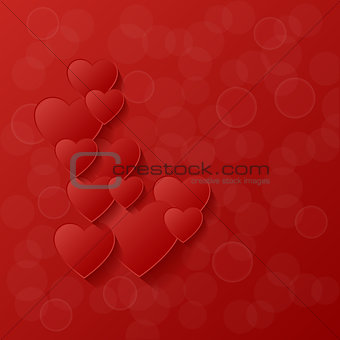 Abstract modern style love background