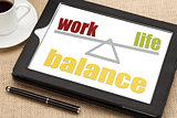 work life balance concept