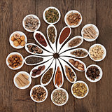 Chinese Herbal Medicine Platter